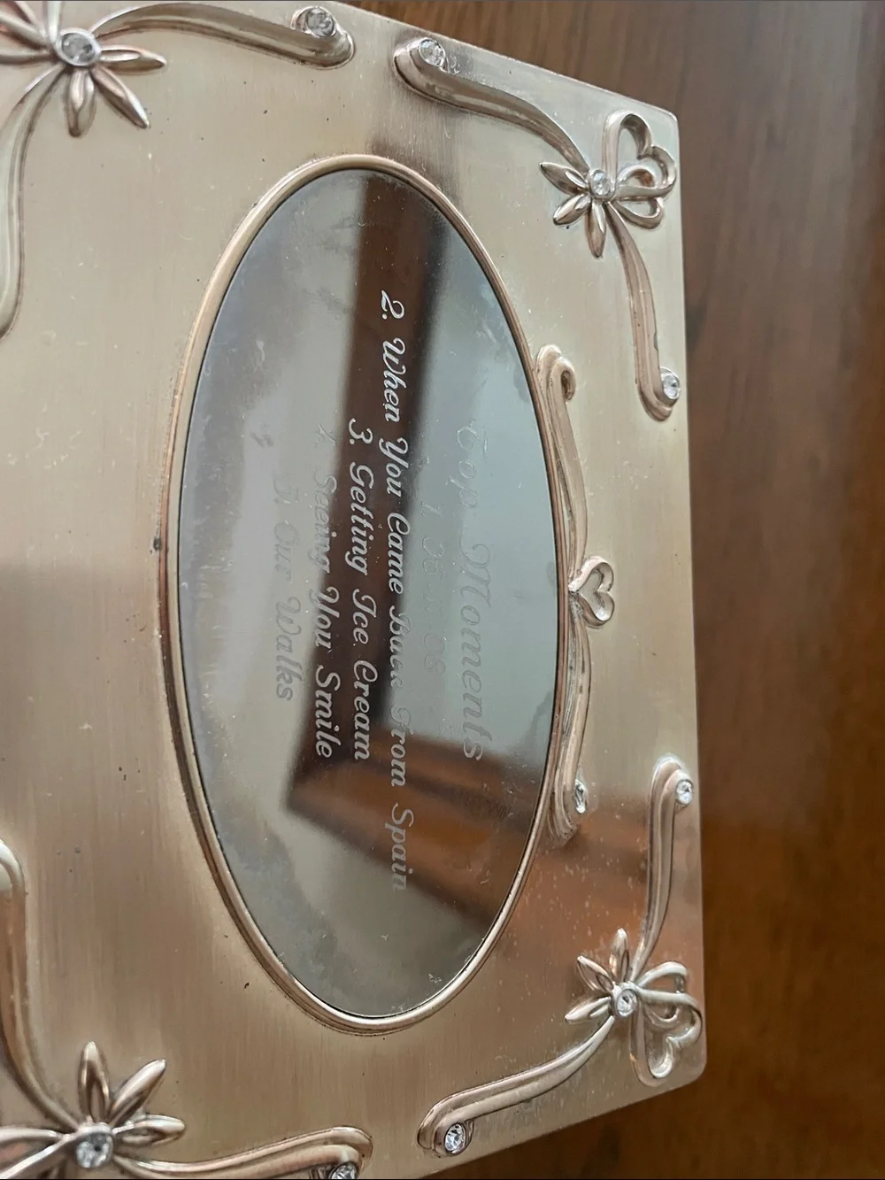 Things Remembered Silver-tone Decorative Jewelry Box
